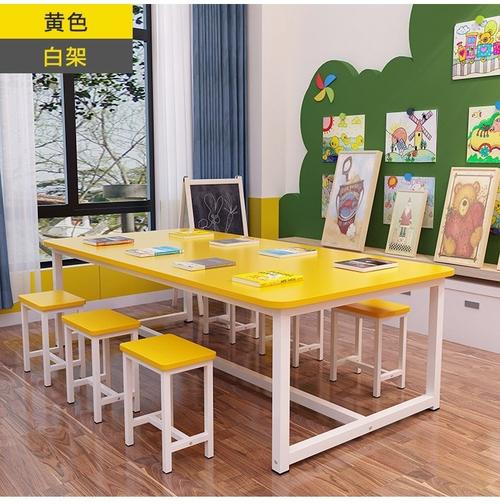 幼儿园用本桌大班培训绘班补习班桌椅绘画桌子美术课桌椅